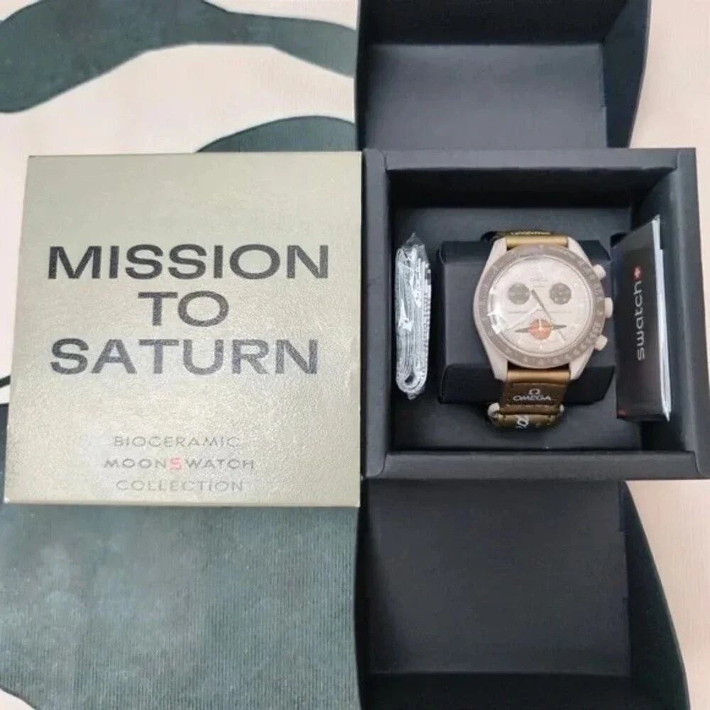 Swatch x Omega MoonSwatch Mission to Saturn Watch